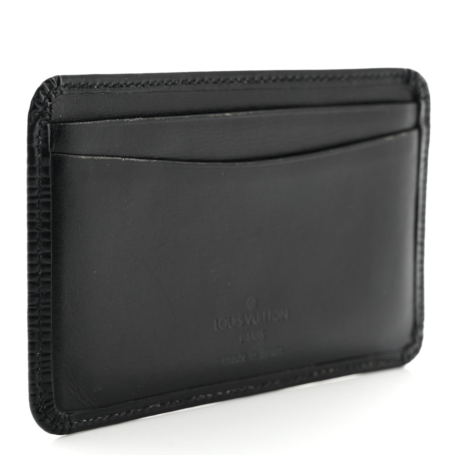 Louis Vuitton Epi Card Holder Black 3 of 10