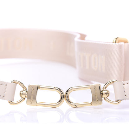 Louis Vuitton Nylon Petite Malle Souple Shoulder Strap Creme 3 of 3