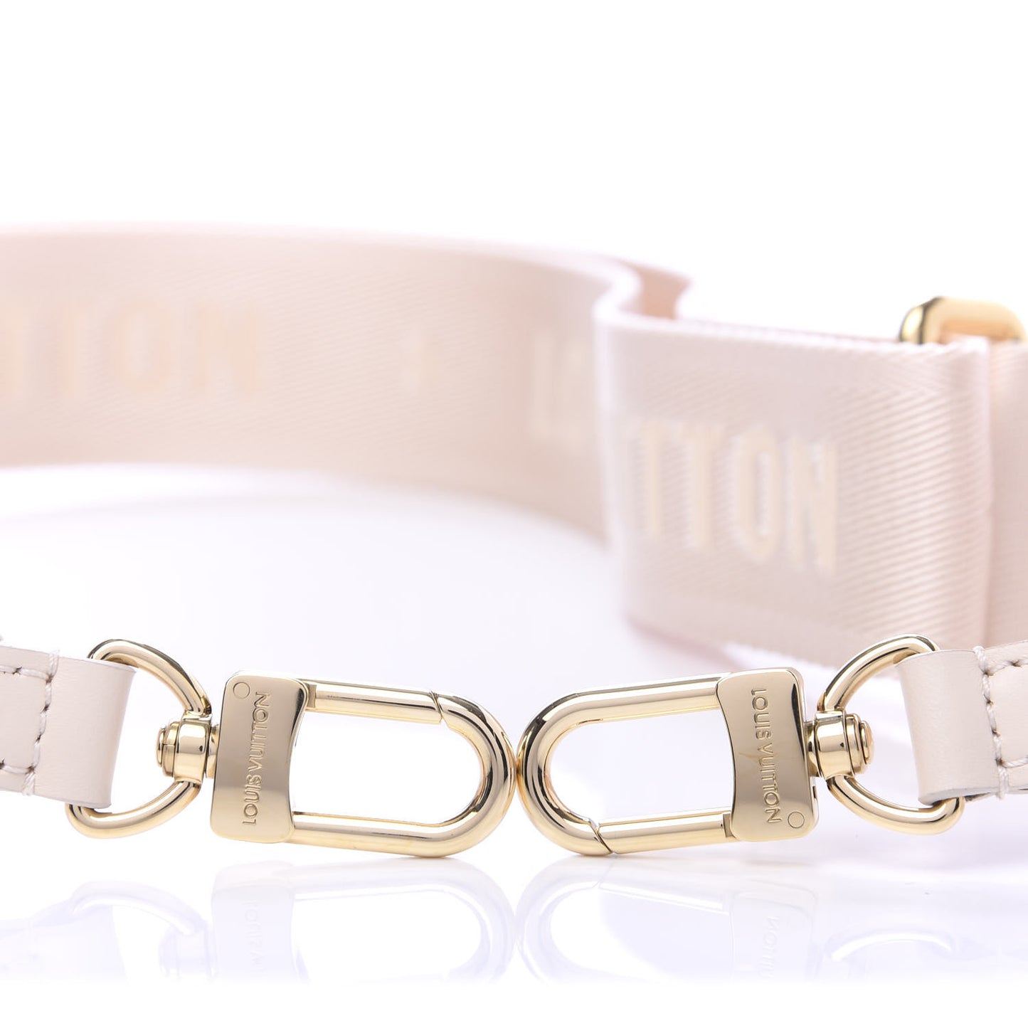 Nylon Petite Malle Souple Shoulder Strap Creme