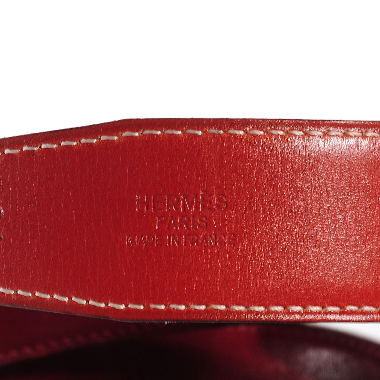 Box Reversible Polished Constance 32mm H Belt 75 Brique Rouge H
