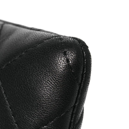 Chanel Lambskin Quilted CC Beauty Clutch Black 12 of 15