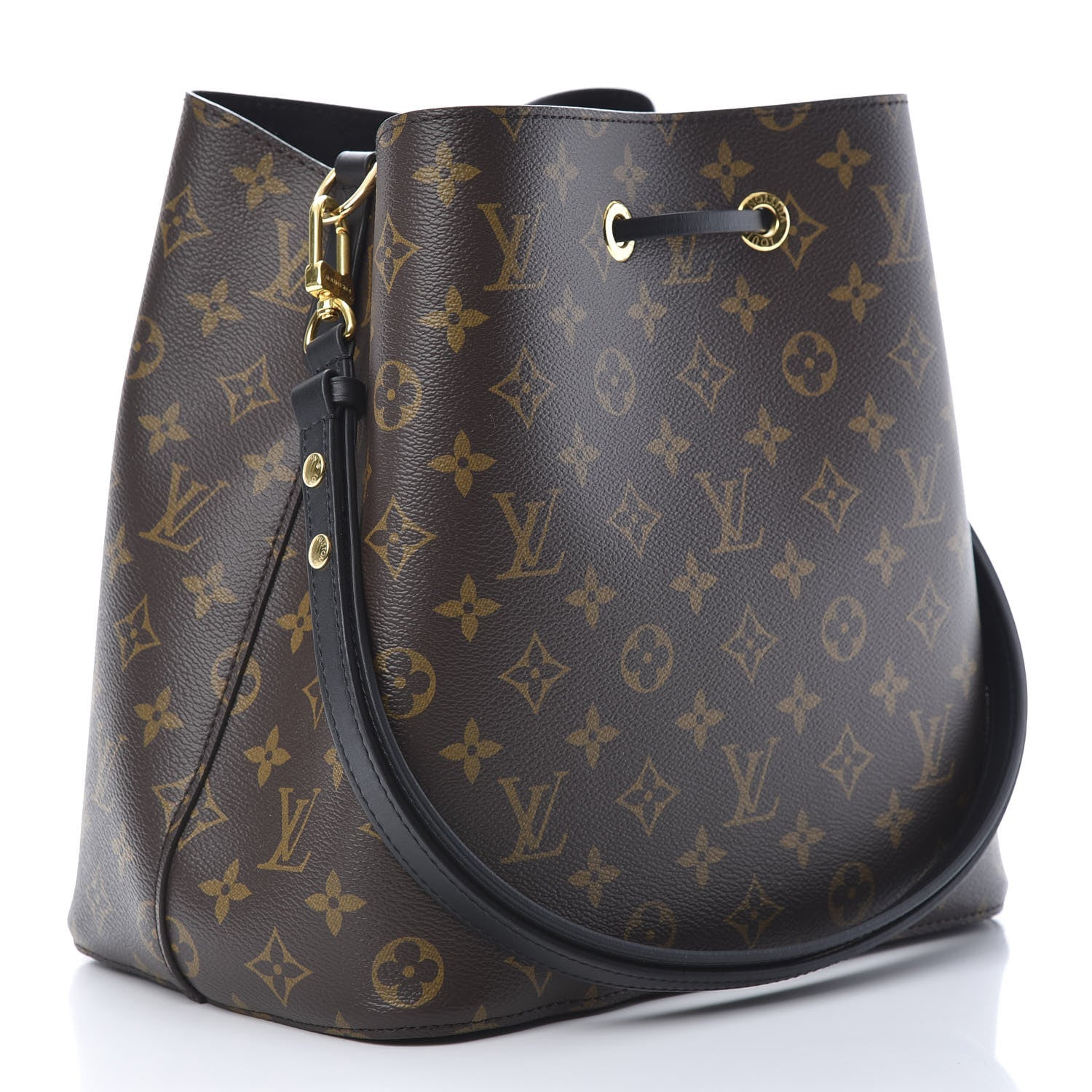 Louis Vuitton Monogram Neonoe MM Black 3 of 10