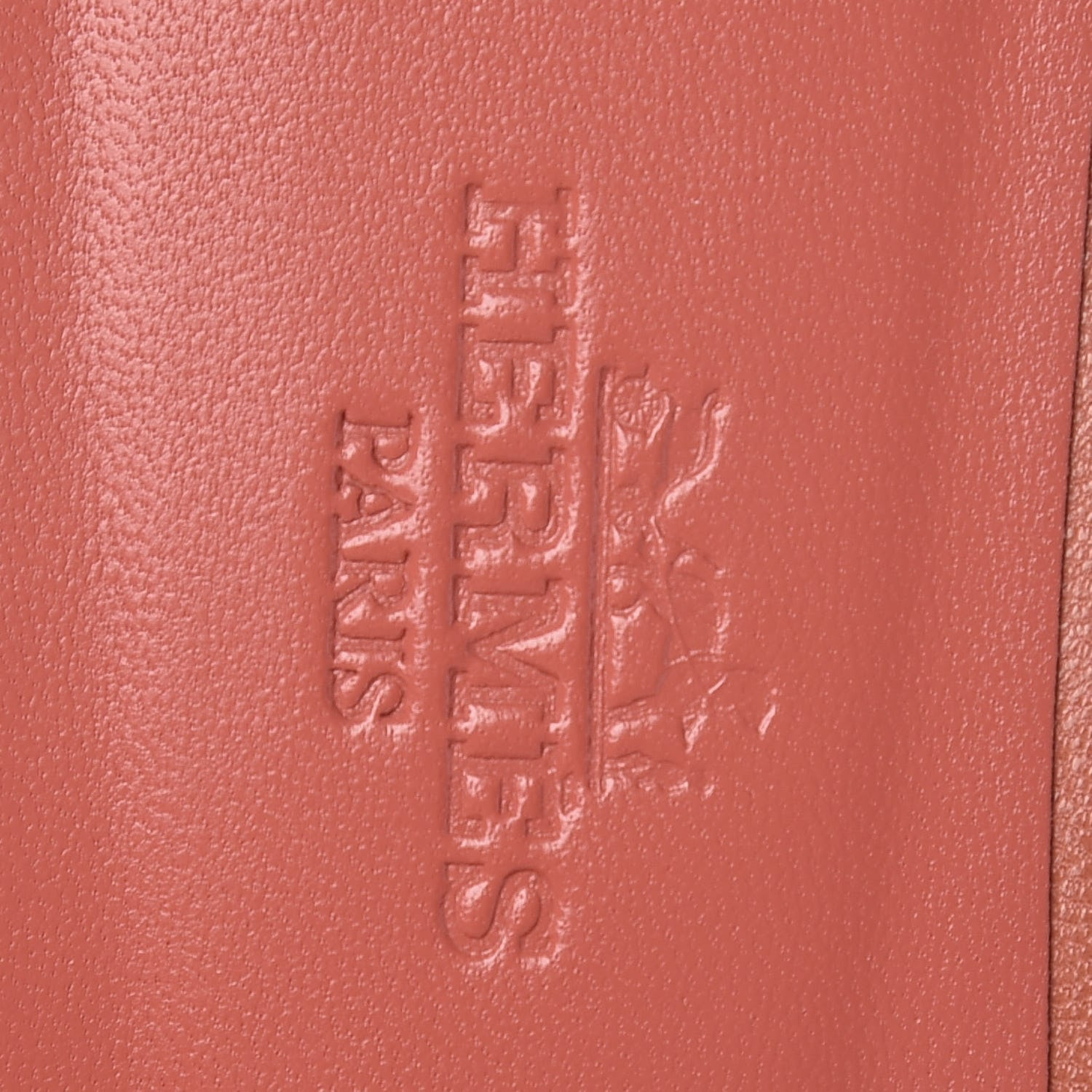 Hermes Box Calfskin Oran Sandals 35.5 Granit Rose 7 of 9