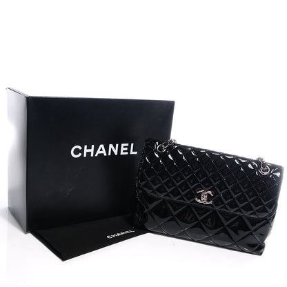 Chanel Vinyl Quilted In the Business Flap Bag Black 5 of 8