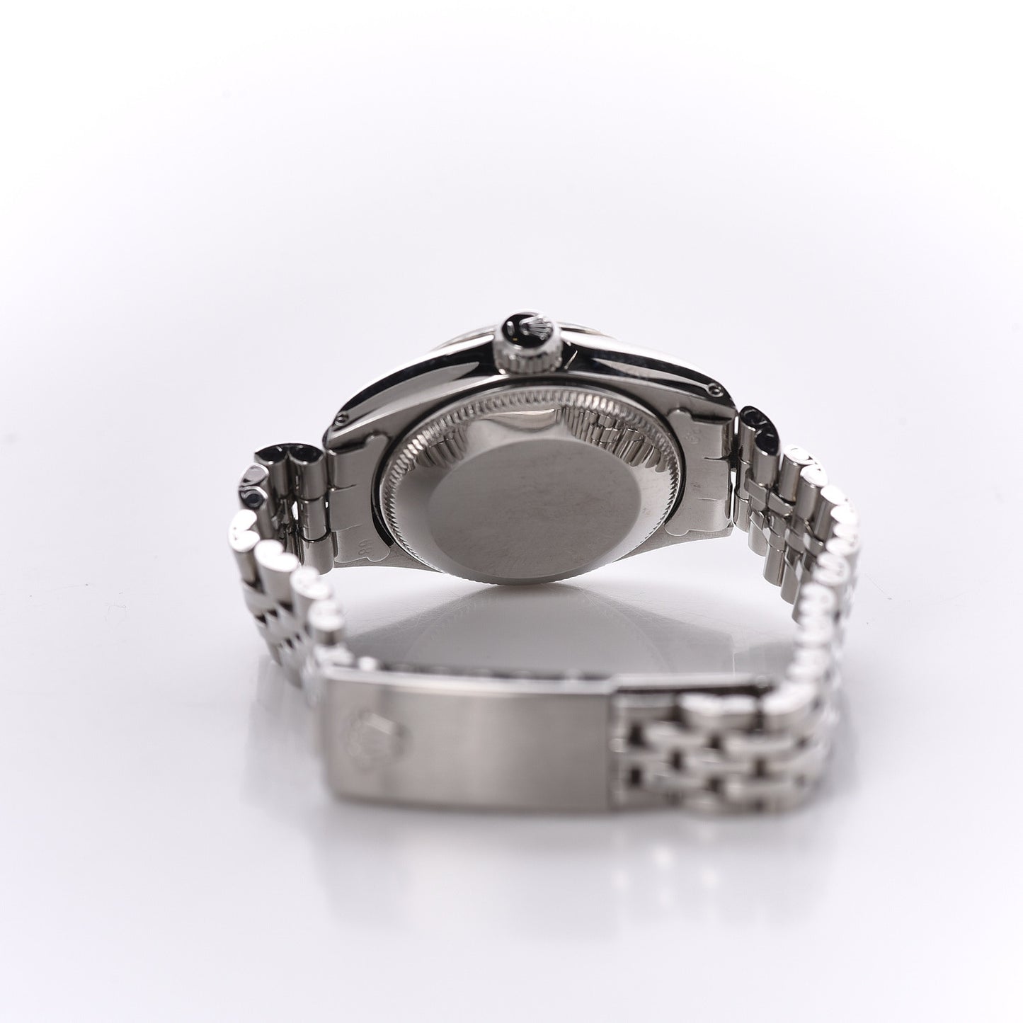 Stainless Steel 18K White Gold 26mm Oyster Perpetual Date Watch Silver 6917