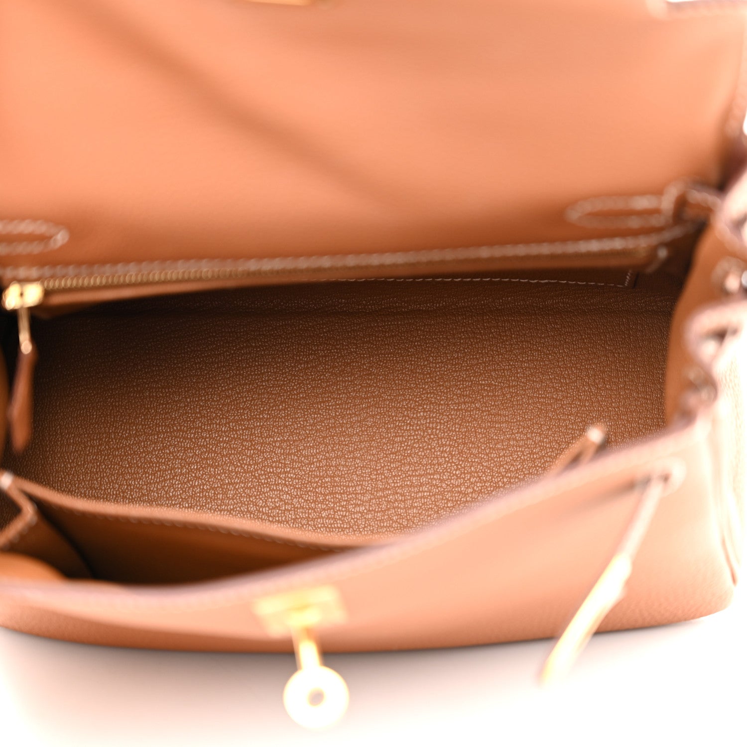 Hermes Togo Kelly Retourne 25 Gold 5 of 11