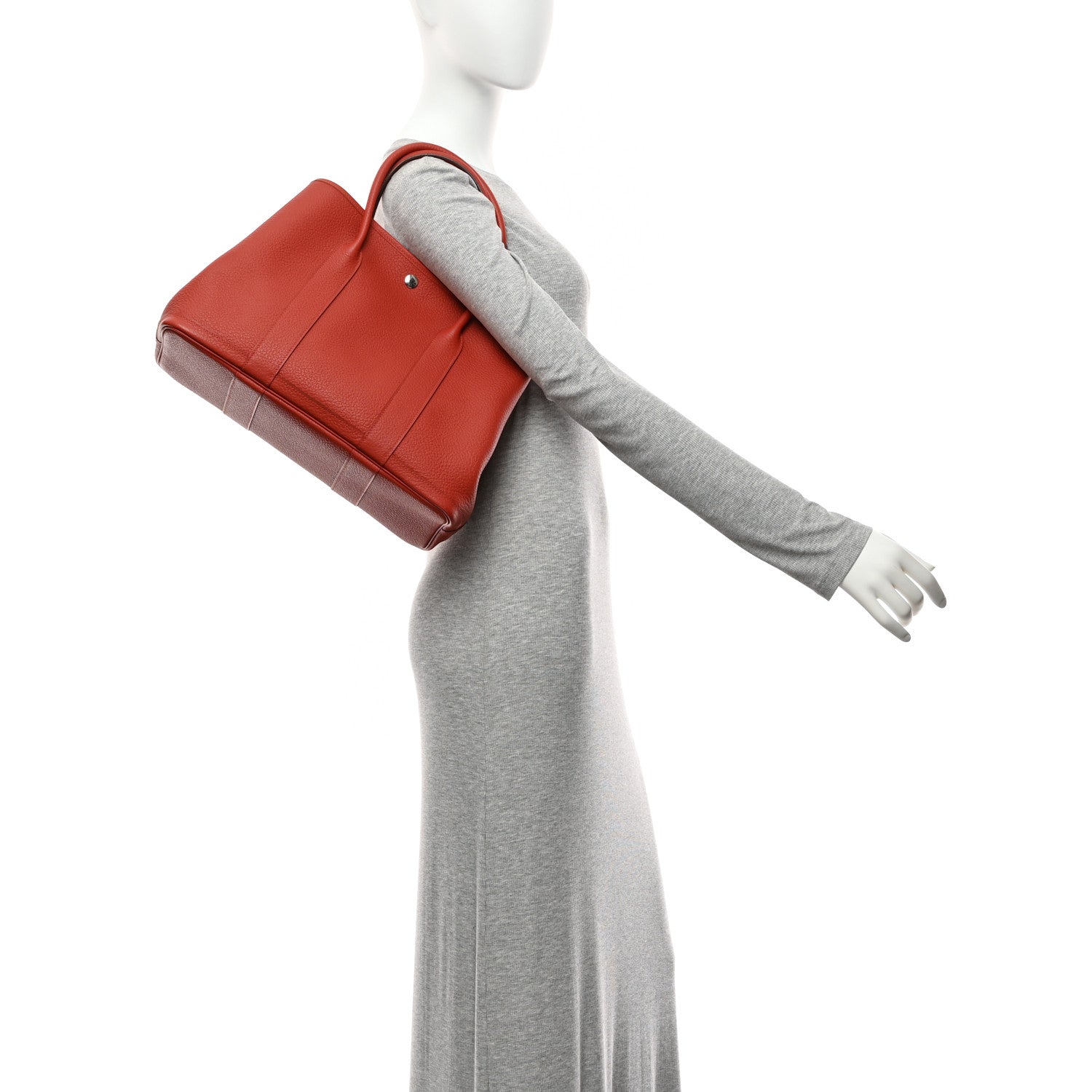Hermes Vache Country Garden Party 36 MM Rouge Venetian 2 of 11