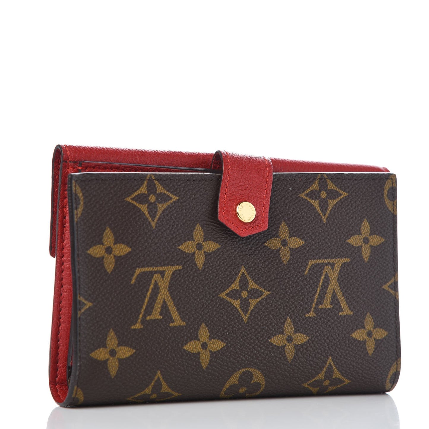 Monogram Pallas Compact Wallet Cherry