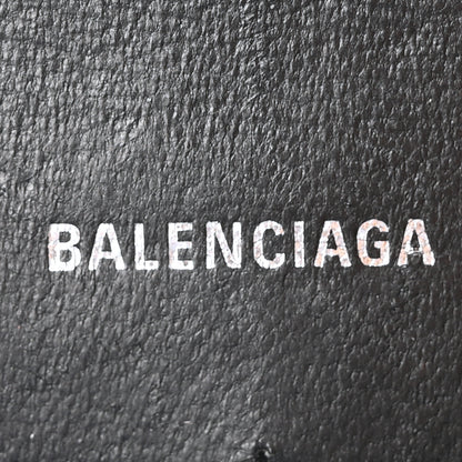 Balenciaga Metallic Calfskin Crocodile Embossed Hourglass Chain Bag  Silver 6 of 10