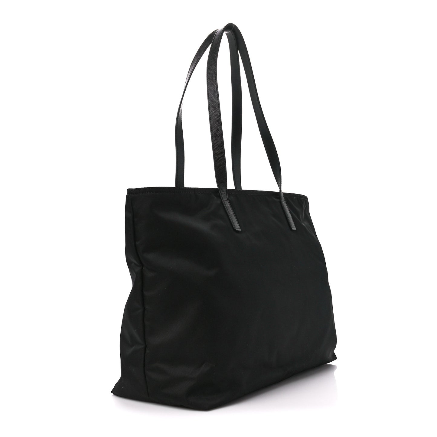 Tessuto Nylon Saffiano Tote Black
