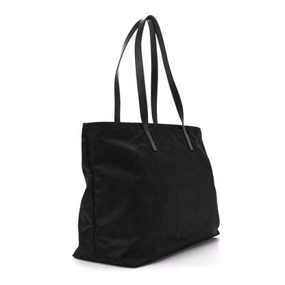 Prada Tessuto Nylon Saffiano Tote Black 3 of 11