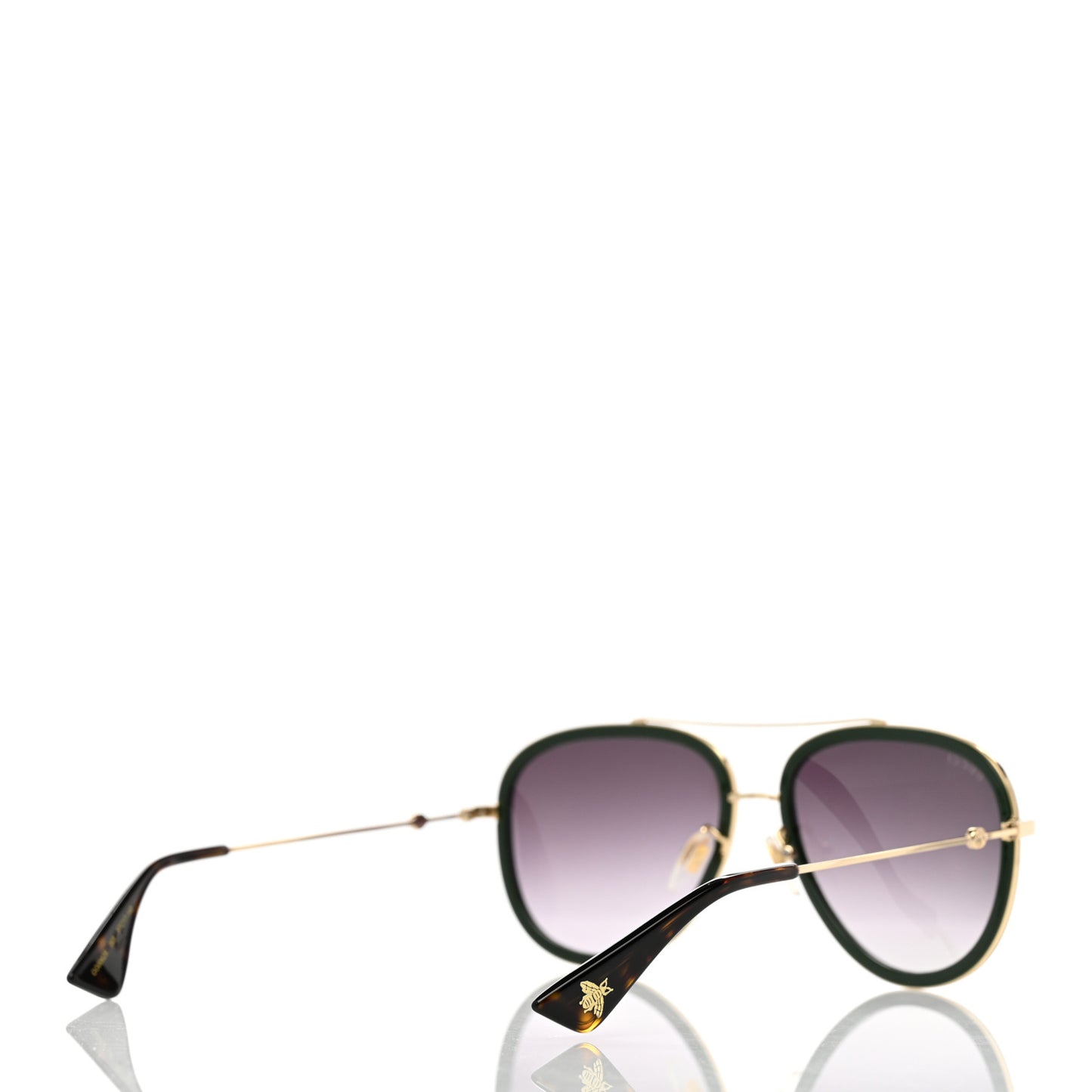 Web Aviator Sunglasses GG0062S Green Red