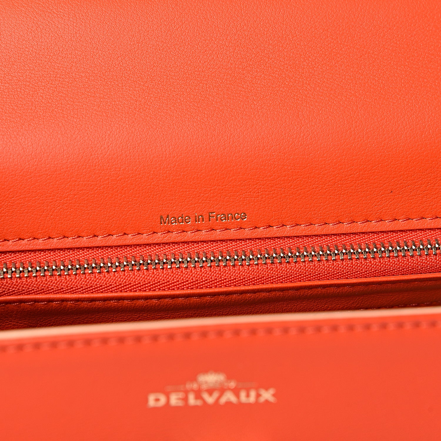 Delvaux Calfskin MM Tempete Satchel Red 7 of 10