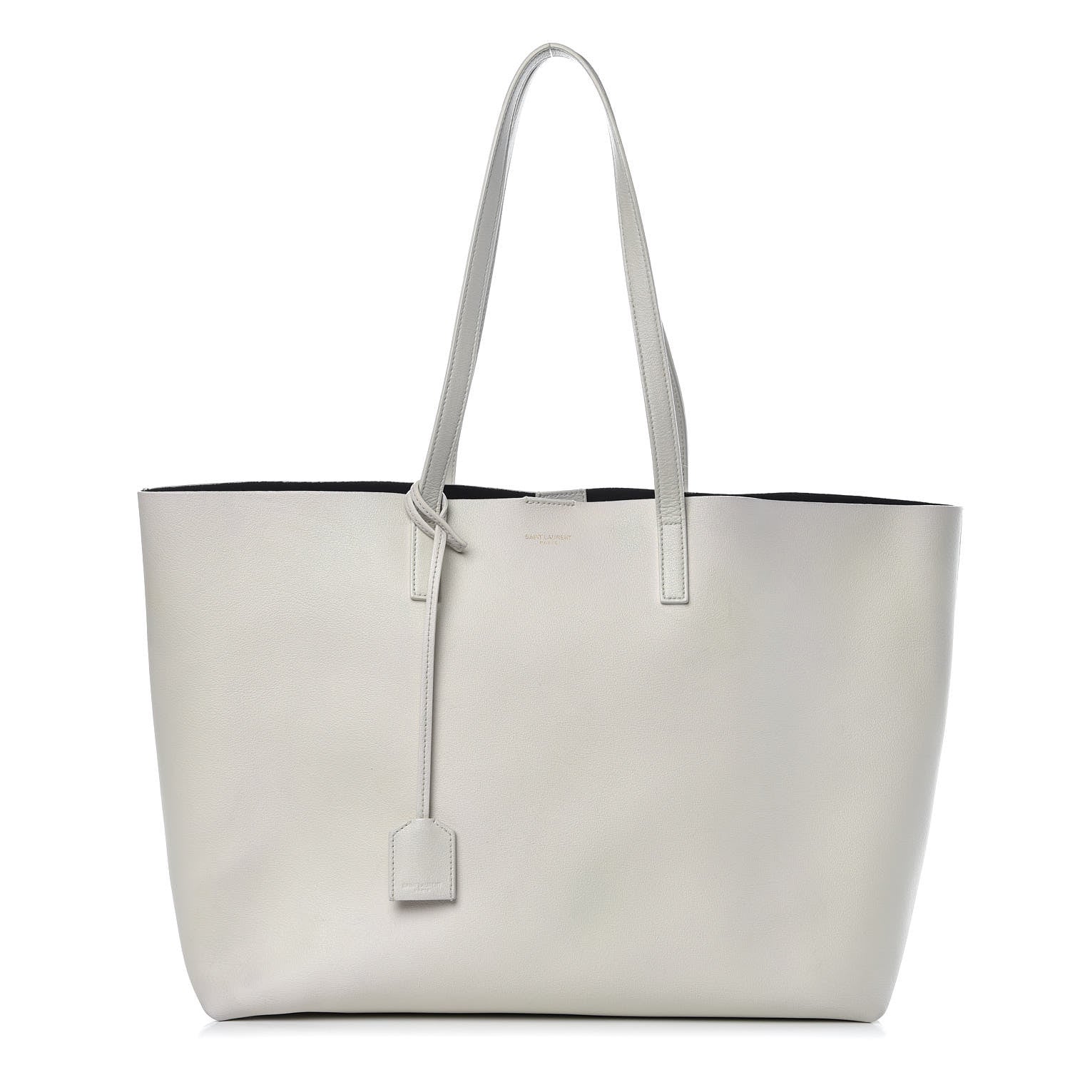 Saint Laurent Calfskin Large Shopping Tote Porcellana 1 of 15