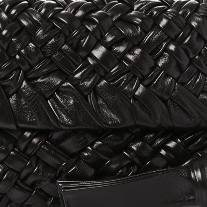 Bottega Veneta Calfskin Foulard Intreccio Kalimero Città Shoulder Bag Fondant 8 of 10