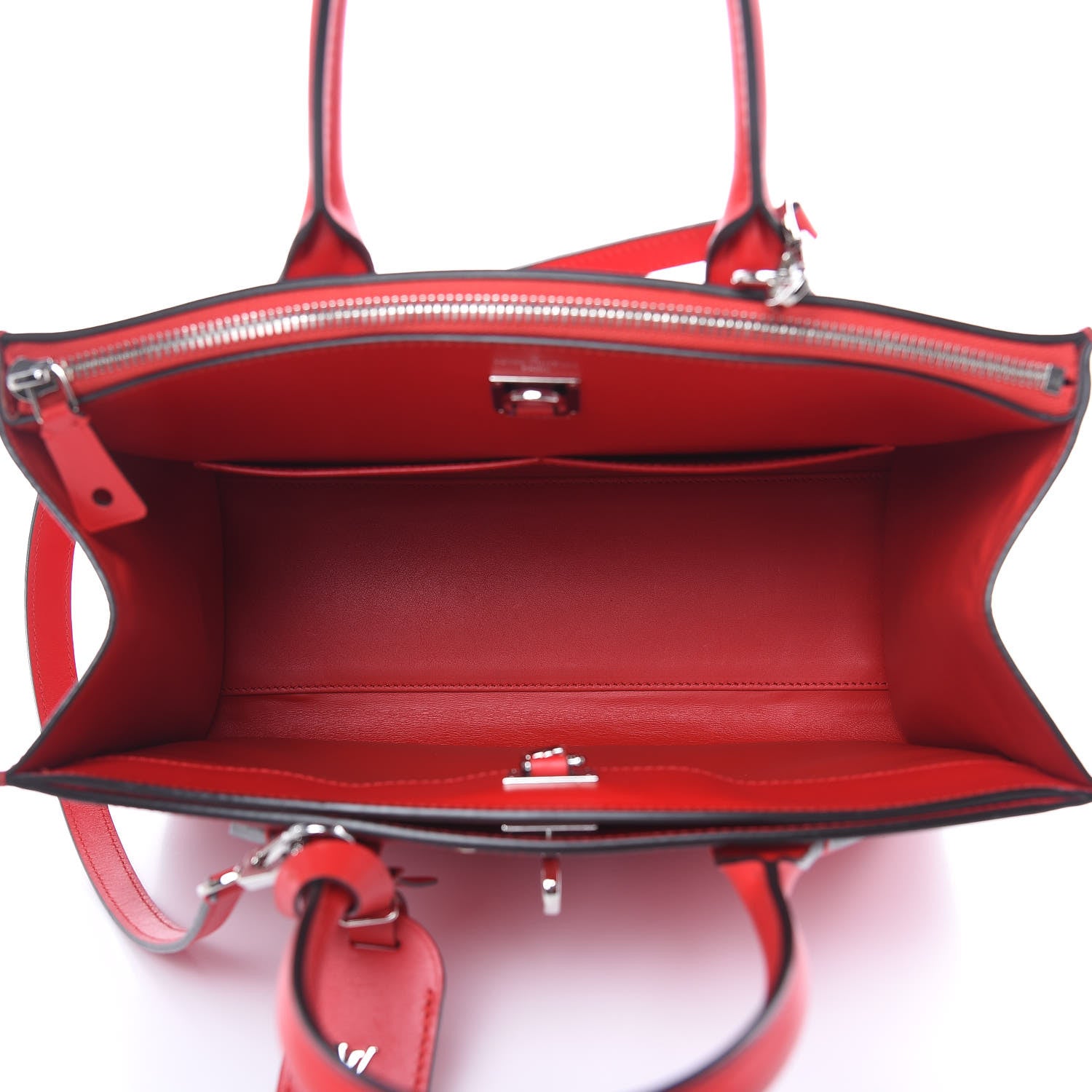 Louis Vuitton Veau Satin City Steamer MM Rubis 5 of 13