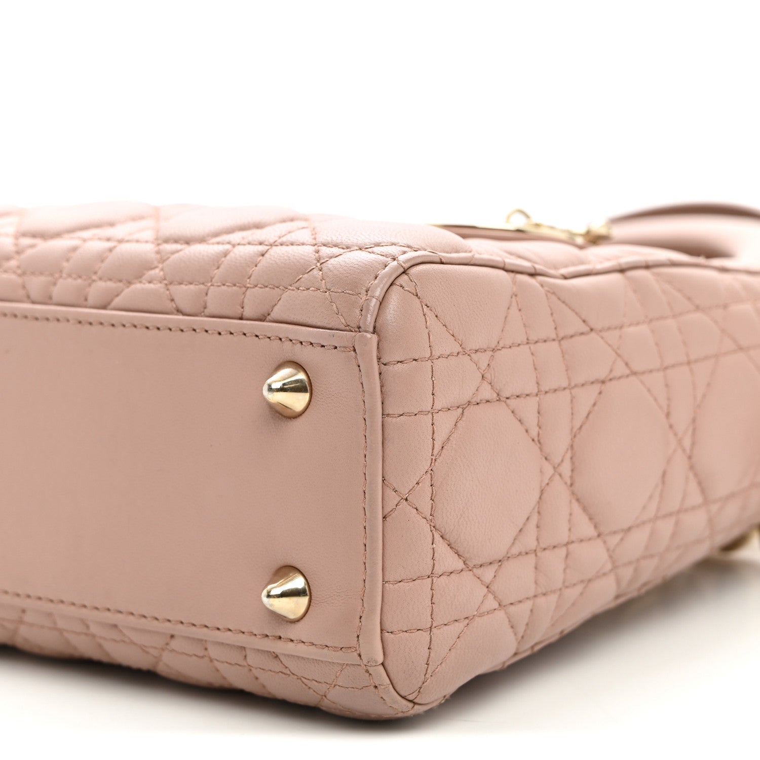 Christian Dior Lambskin Cannage Small My ABCDior Lady Dior Blush 8 of 8