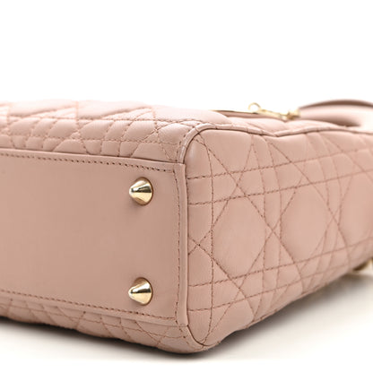 Christian Dior Lambskin Cannage Small My ABCDior Lady Dior Blush 8 of 8