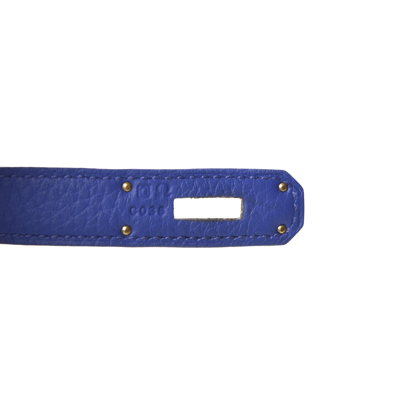 Togo Birkin 35 Bleu Electrique