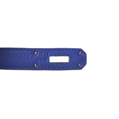 Hermes Togo Birkin 35 Bleu Electrique 20 of 28