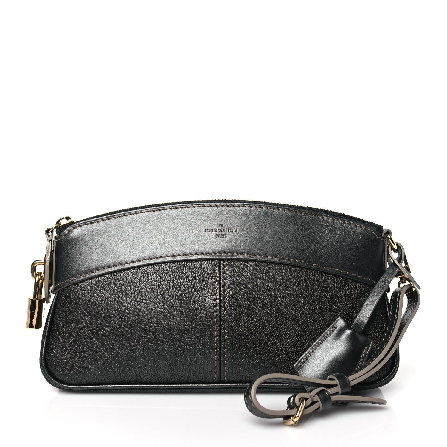 Louis Vuitton Suhali Lockit Clutch Chrome 1 of 9