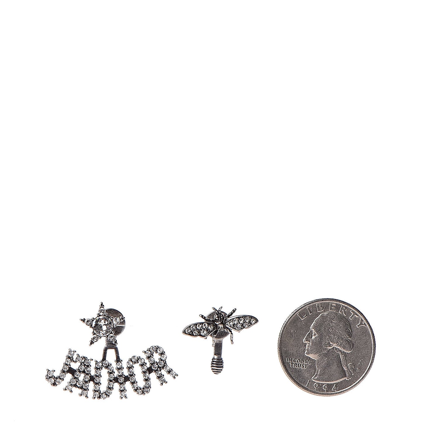 Palladium Crystal J'adior Earrings