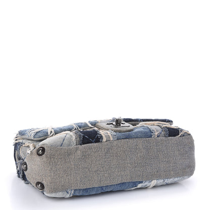 Chanel Denim Patchwork Paris Dallas Single Flap Blue 4 of 10