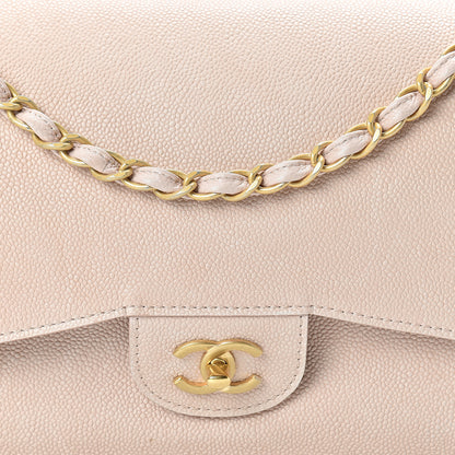 Chanel Grained Calfskin Jumbo Classic Pure Double Flap Nude 8 of 15