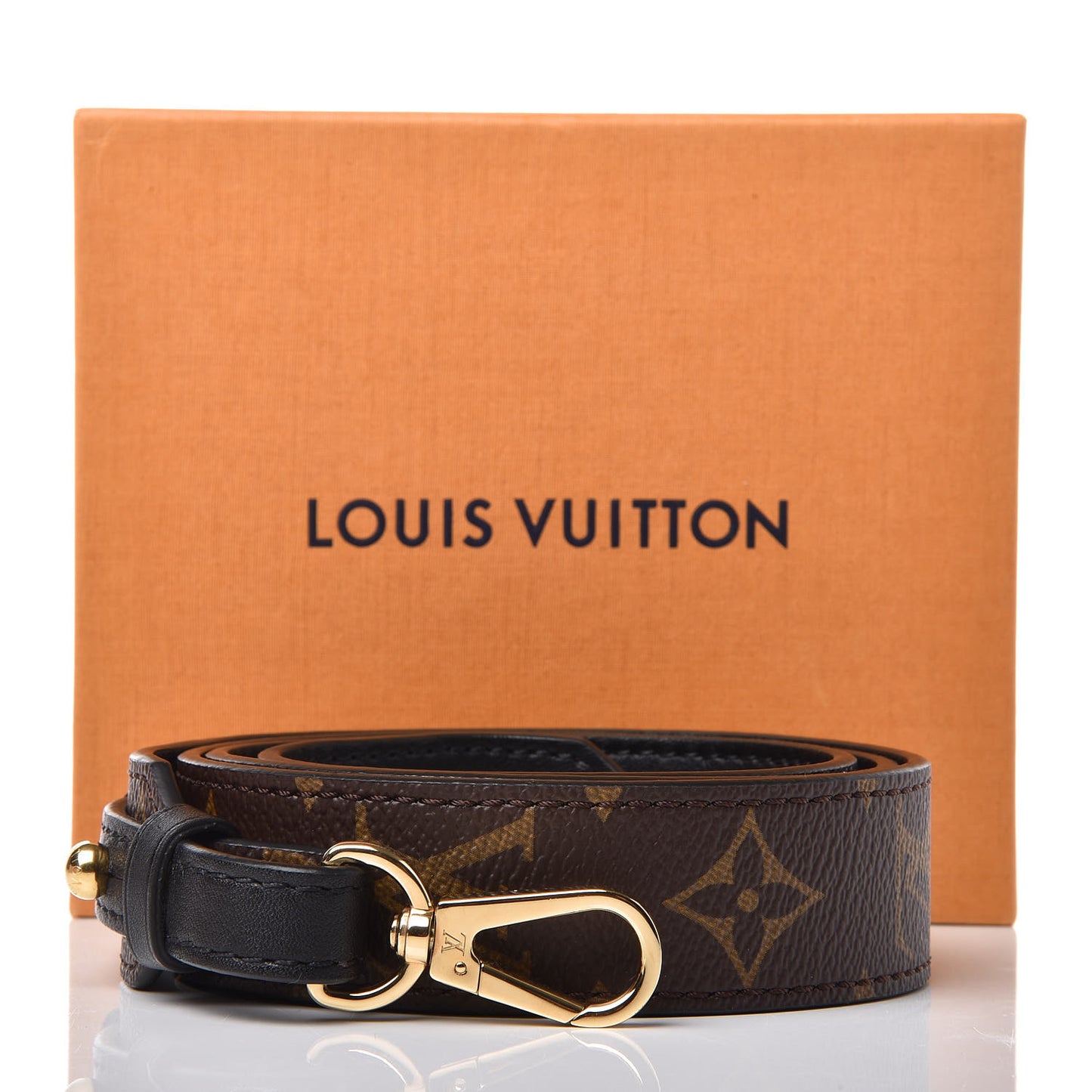 Monogram Bandouliere Shoulder Strap XL Black