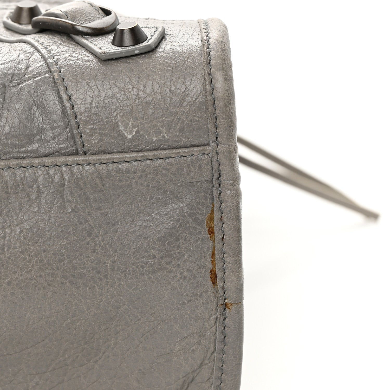 Balenciaga Agneau Classic Hardware City Gris Pyrite 12 of 17