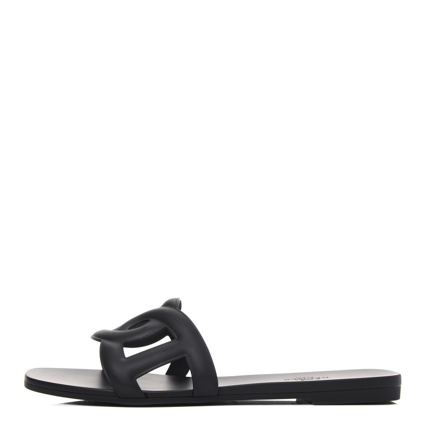 Rubber Aloha Sandals 38 Black