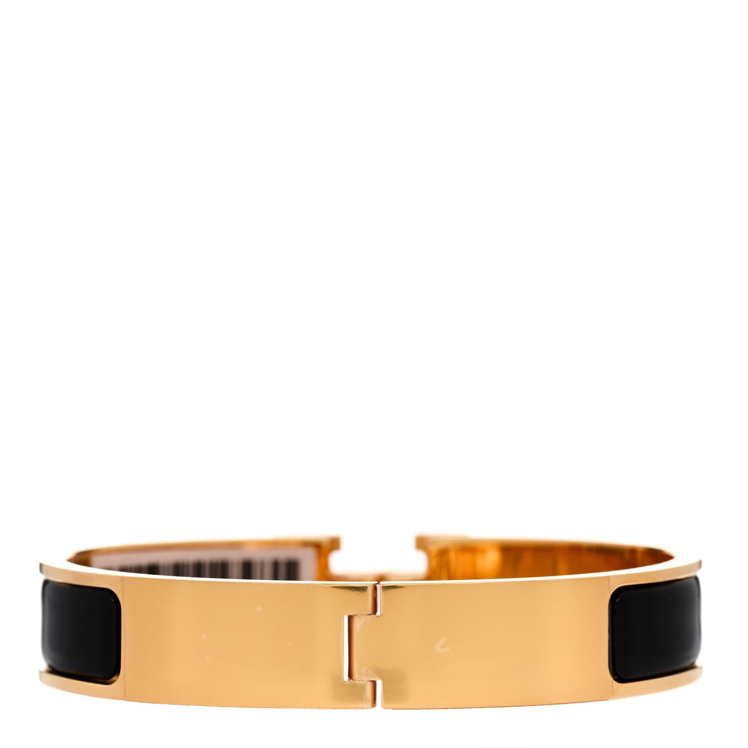 Hermes Enamel Narrow Clic Clac H Bracelet GM Black 3 of 5