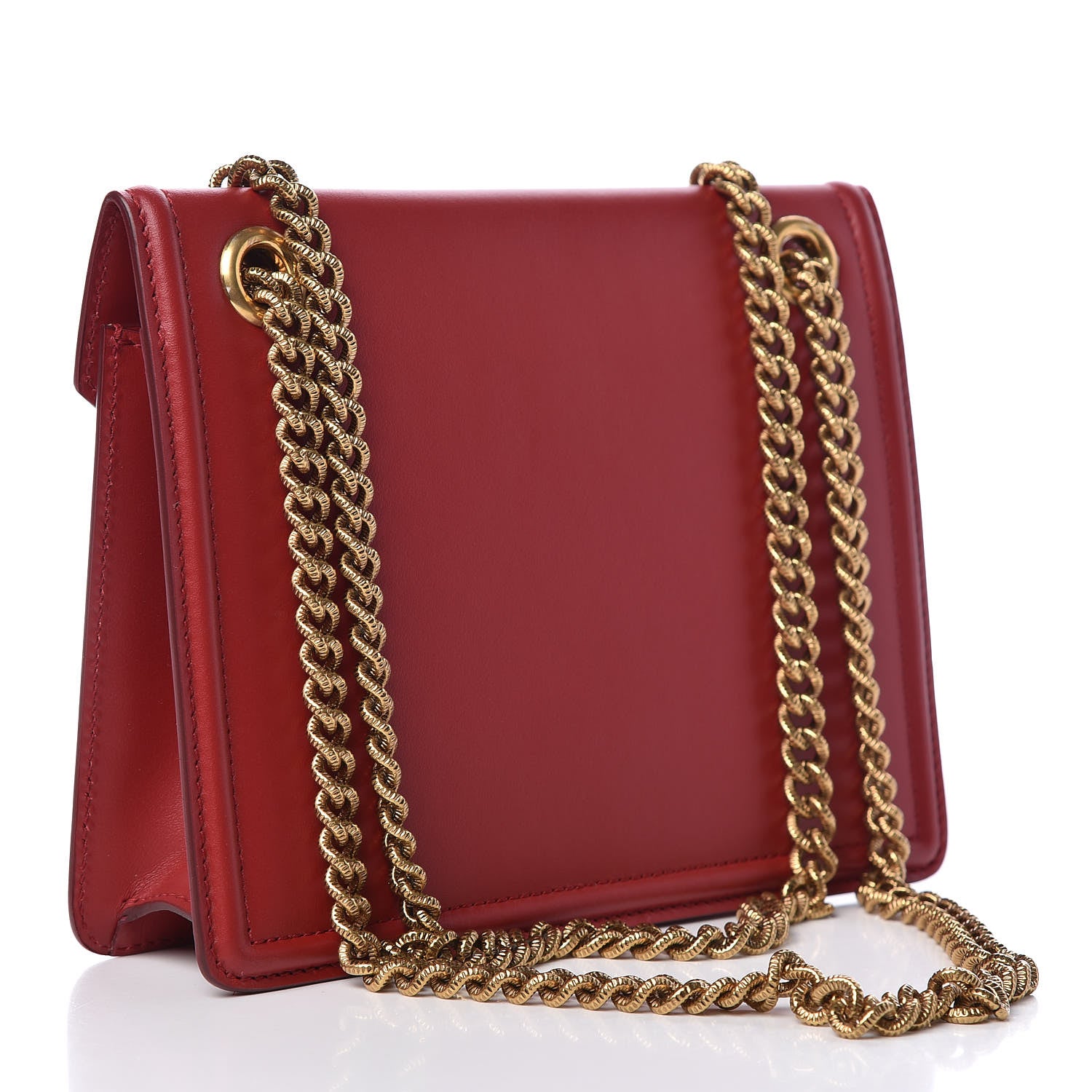 Dolce & Gabbana Smooth Calfskin Medium Devotion Crossbody Bag Poppy Red 4 of 11