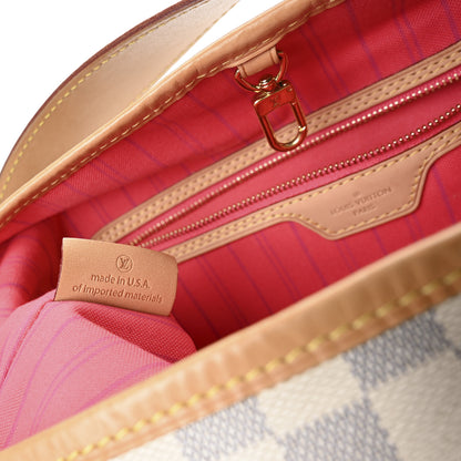 Louis Vuitton Damier Azur Delightful MM Pink 7 of 11