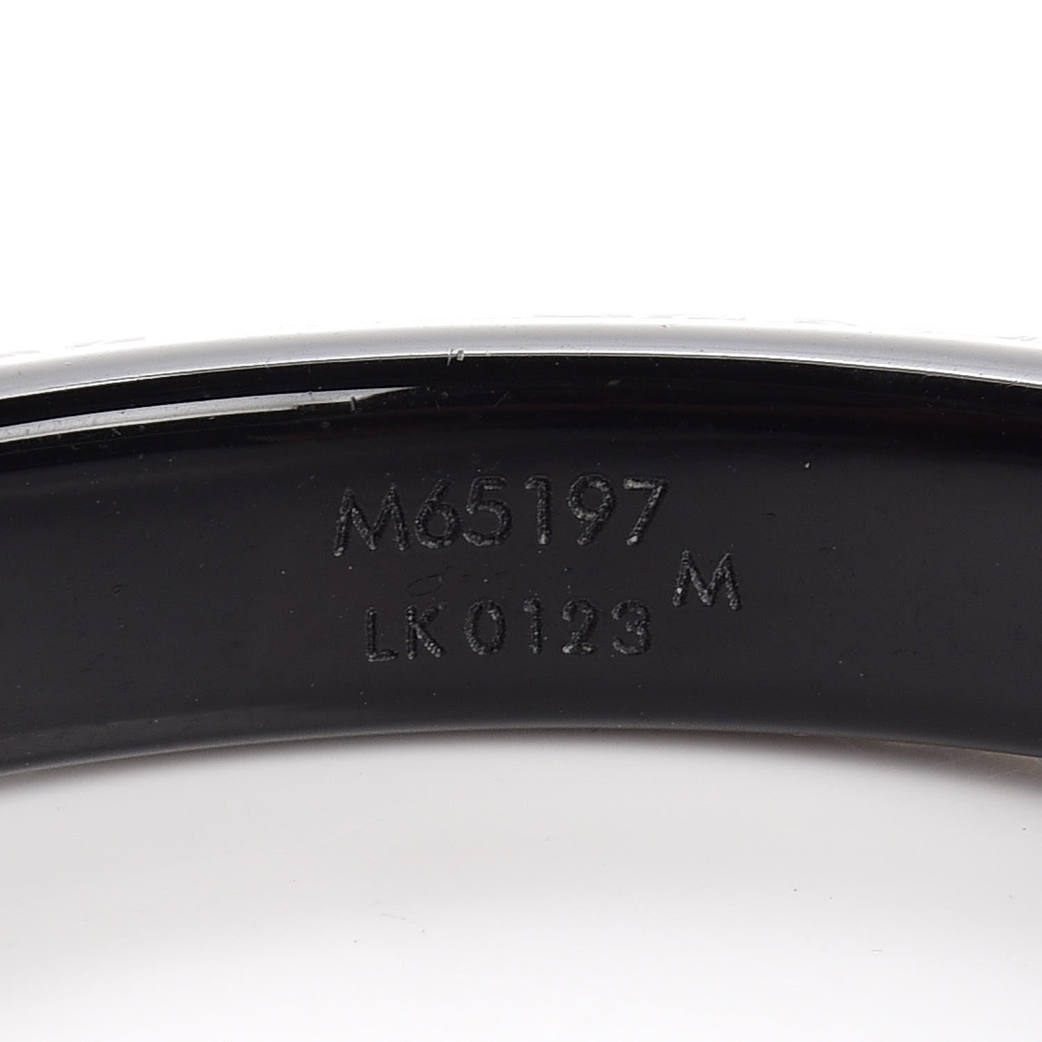 Louis Vuitton Resin Swarovski Medium Inclusion Bracelet M Black 4 of 5