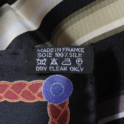Hermes Silk Les Cannes Scarf 90 8 of 8