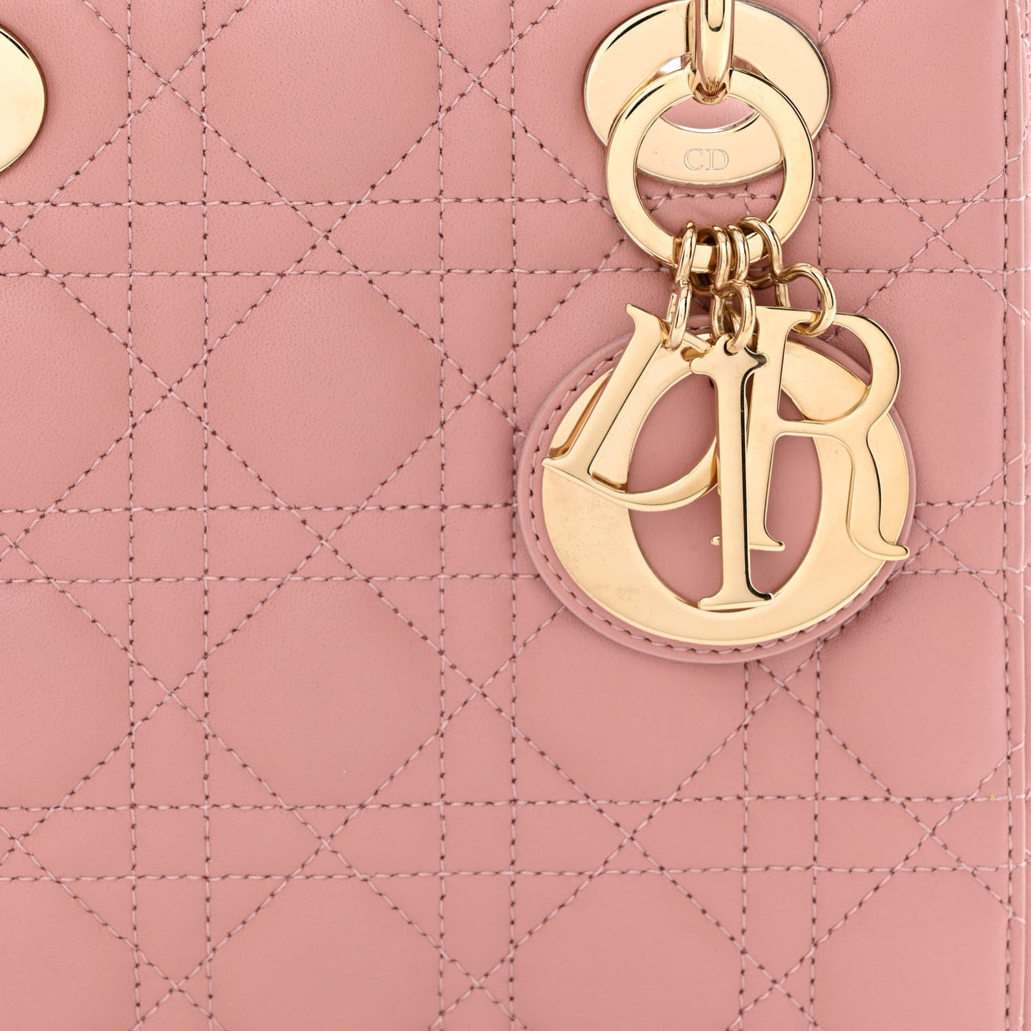 Lambskin Cannage Small My ABC Dior Lady Dior Pink