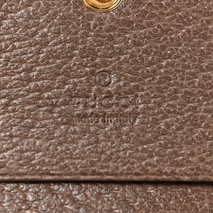 Gucci GG Supreme Monogram Web Ophidia Card Case Beige New Acero 6 of 6