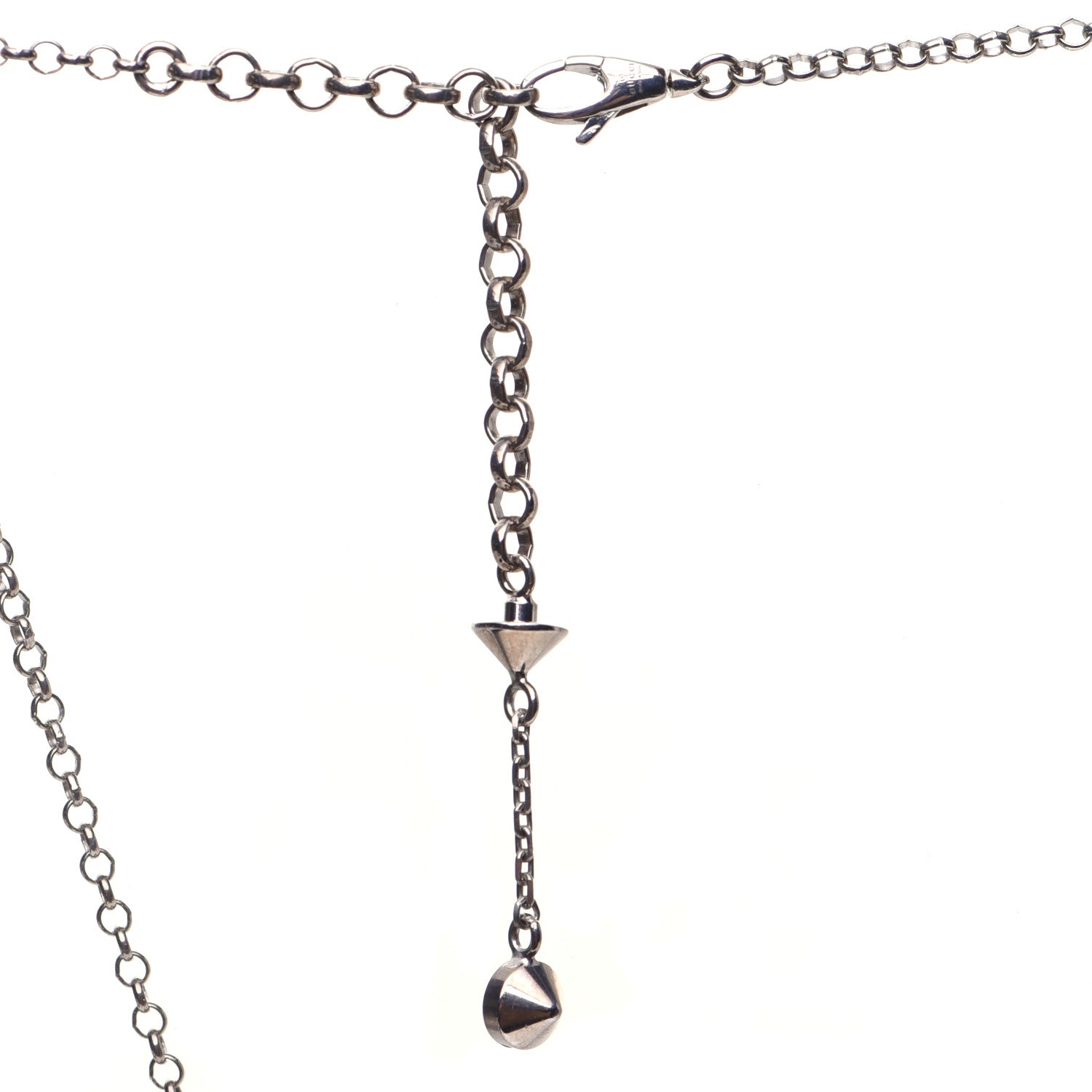 Gucci Sterling Silver Orso Pendant Necklace 7 of 7