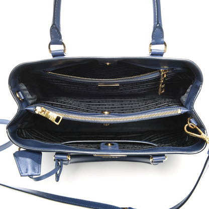 Prada Saffiano Lux Medium Tote Bluette 5 of 9