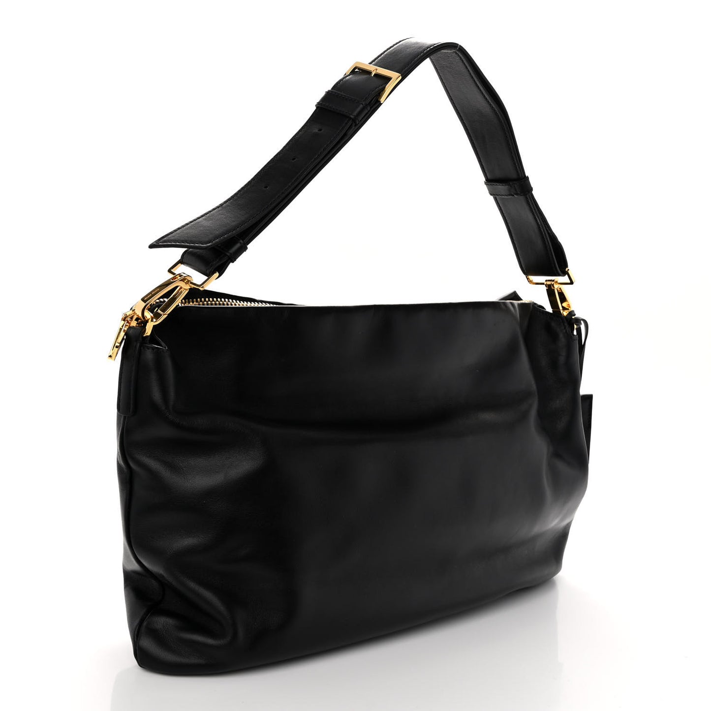 Soft Calf Cloud Hobo Black