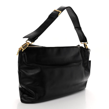 Miu Miu Soft Calf Cloud Hobo Black 3 of 9
