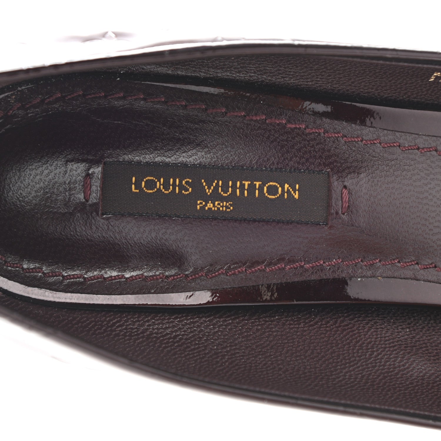 Louis Vuitton Vernis Allamanda Pumps 38.5 Amarante 7 of 13