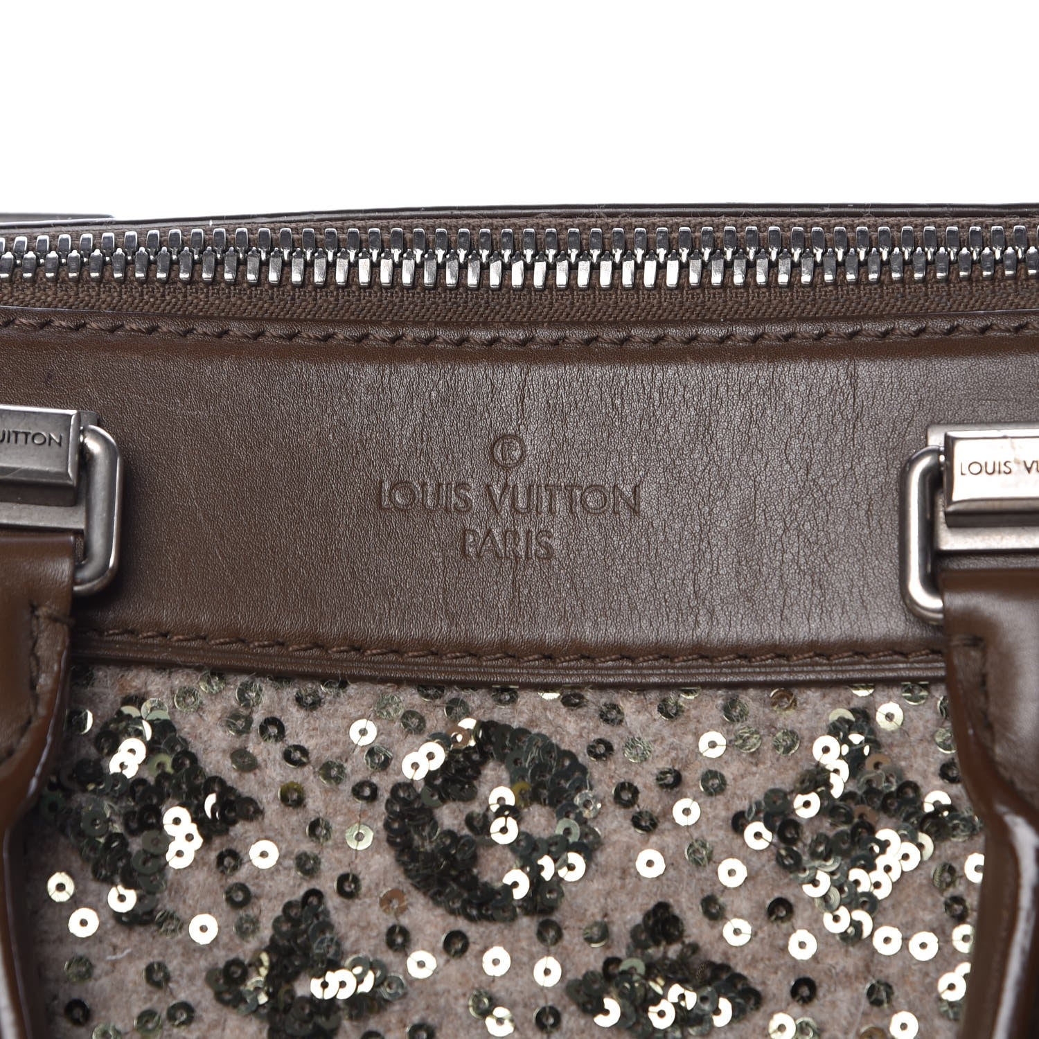 Louis Vuitton Sequin Monogram Sunshine Express Speedy Kaki 11 of 23