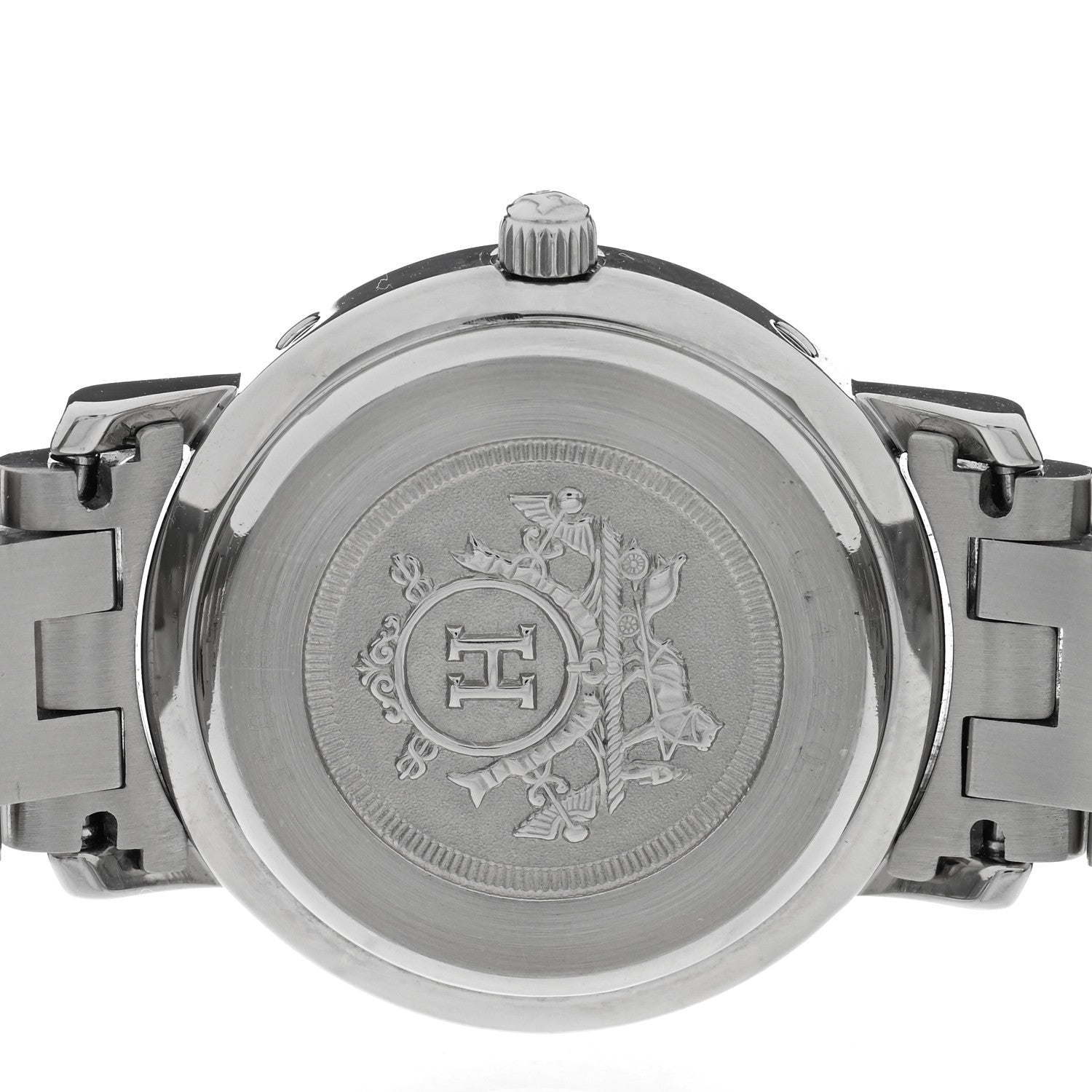Hermes Stainless Steel 24mm Clipper Quartz Watch Gold 4 of 4