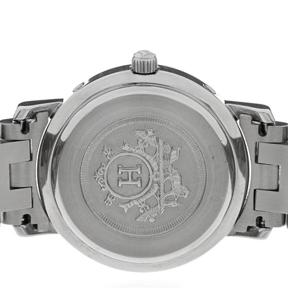 Hermes Stainless Steel 24mm Clipper Quartz Watch Gold 4 of 4