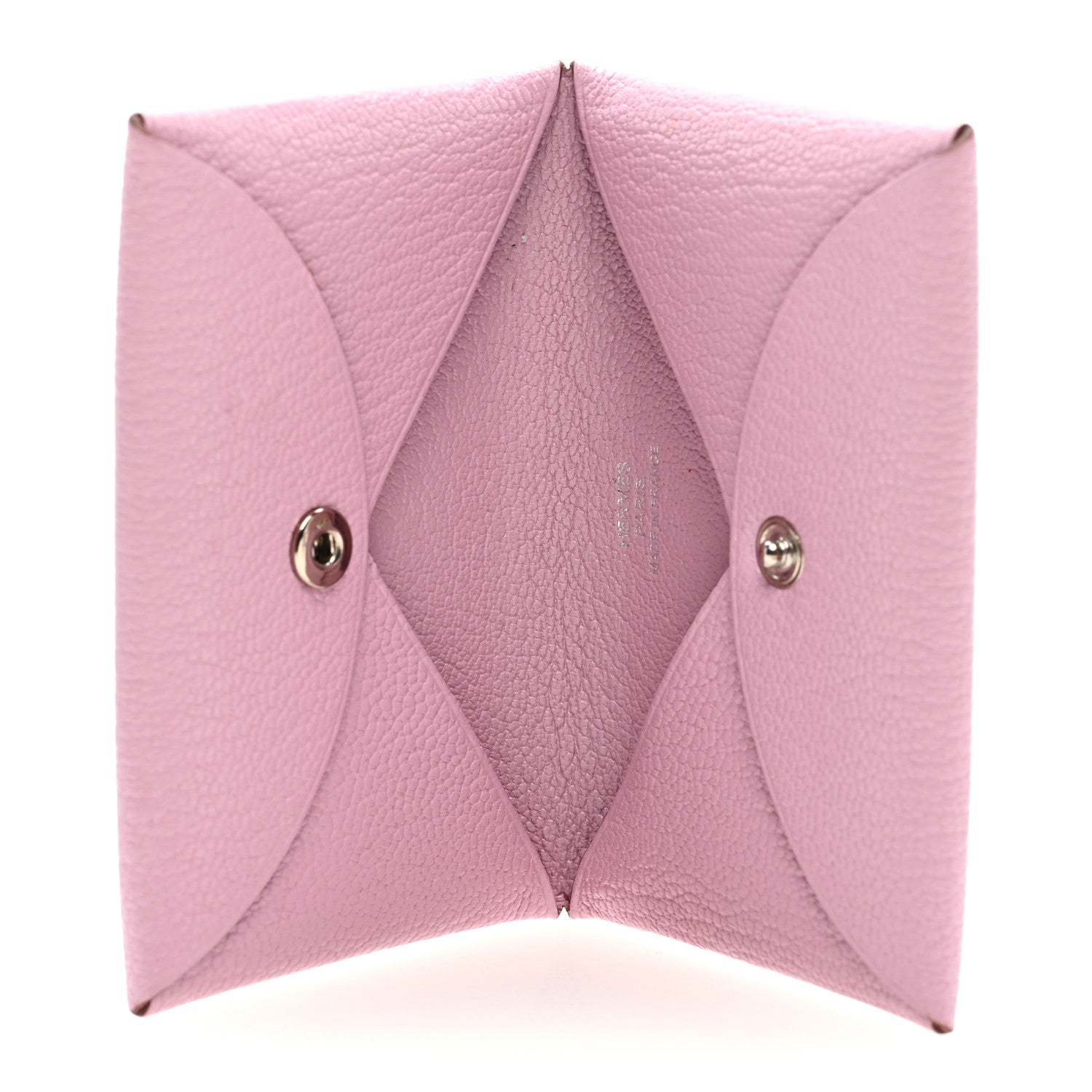 Hermes Chevre Mysore Calvi Card Case Mauve Sylvestre 5 of 6