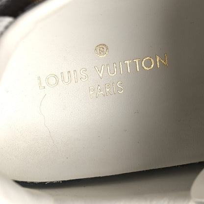 Louis Vuitton Calfskin Embossed Monogram Time Out Sneakers 36 White 9 of 13