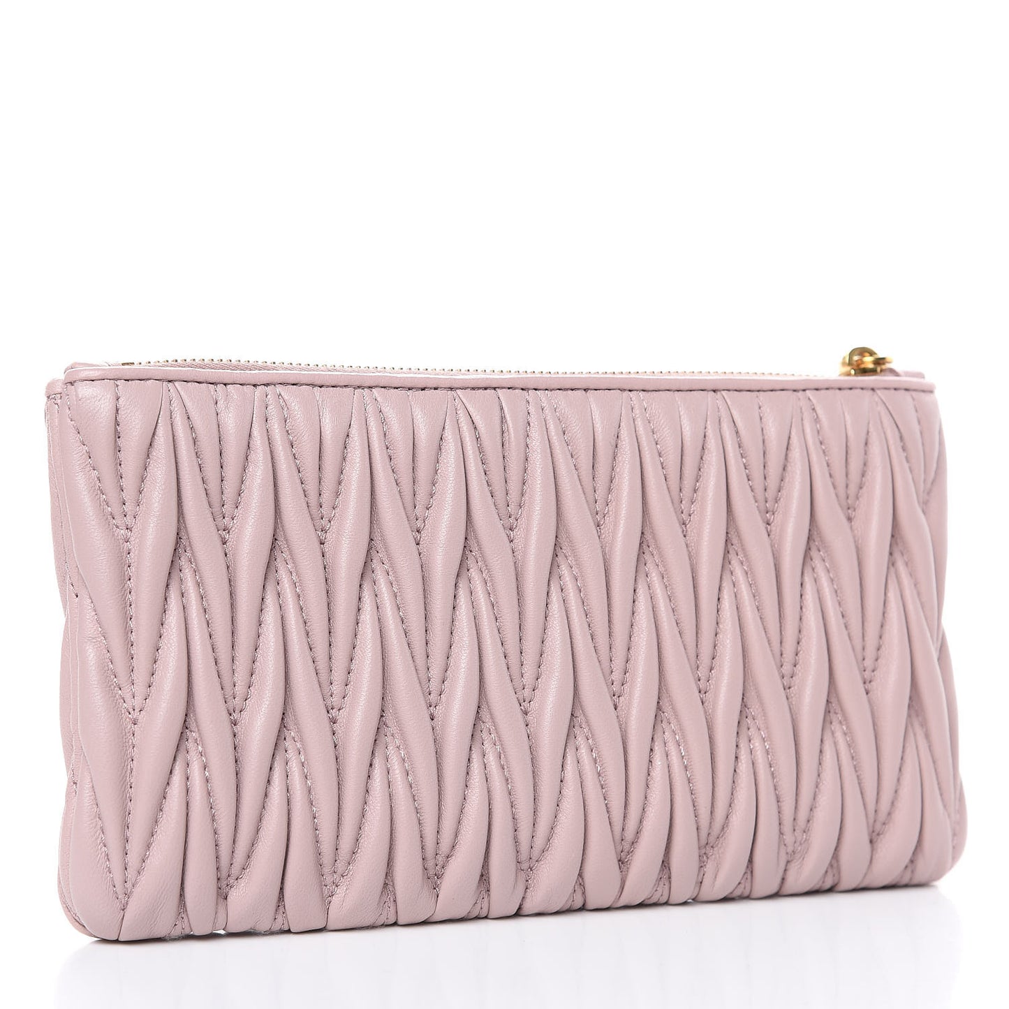 Nappa Matelasse Clutch Mughetto