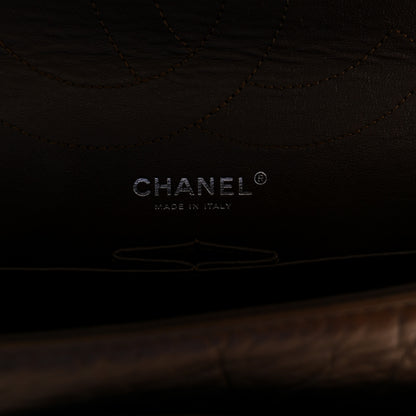 Chanel Metallic Aged Calfskin Quilted 2.55 Reissue 227 Flap Bronze 6 of 9
